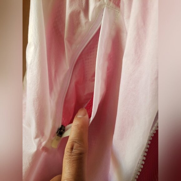 Lululemon Windbreaker Womens Pink and White Ja ket Size 6 - Picture 3 of 13